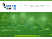 Tablet Screenshot of expoapen.apen.org.ni